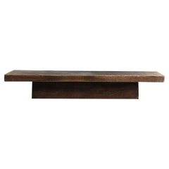 Japanese old wooden low table/1900-1920/wabisabi antique table