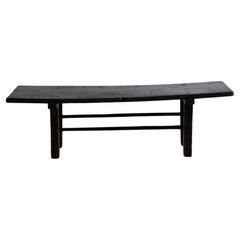 Used Japanese old wooden low table/ wabisabi coffee table/1850-1920