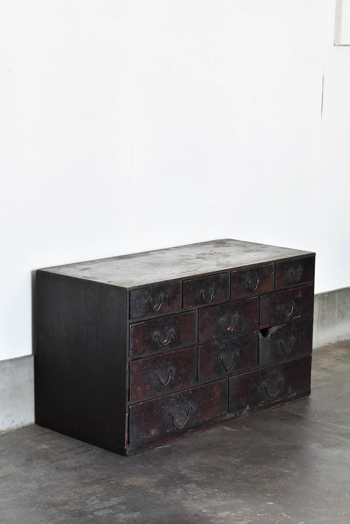 Japanese Old Wooden Tansu Chest /Tv Board/Side Table/Sofa Table/ Antique Drawers 12