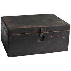 Japanese Old Wooden Tool Box / Antique Display Stand / Wabi-Sabi Storage Box