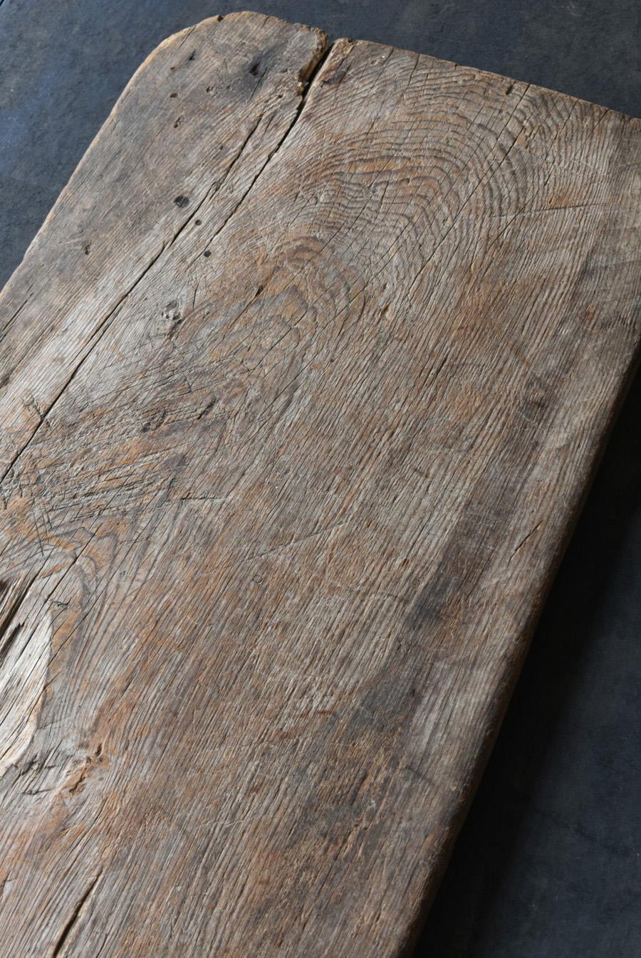 Pine Japanese old working wooden board/1868-1920/Wall hanging object/mochi board