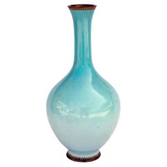 Japanese Ombre Cloisonné Enameled Vase