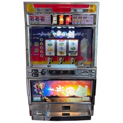 Máquina tragaperras japonesa de habilidad Pachislo, sólo fichas, finales del siglo XX