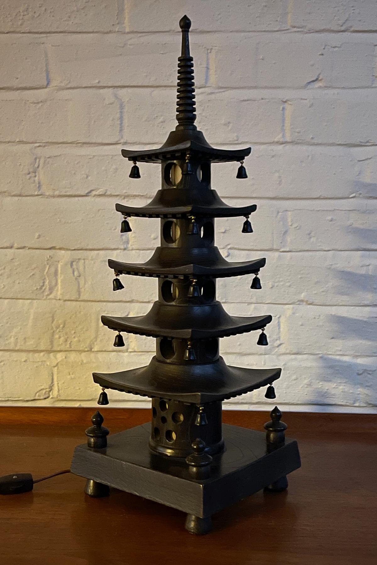 Lampe pagode japonaise en vente 2