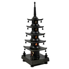 Vintage Japanese Pagoda Lamp