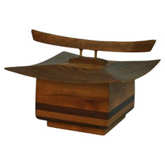 Used Japanese Pagoda Trinket Box
