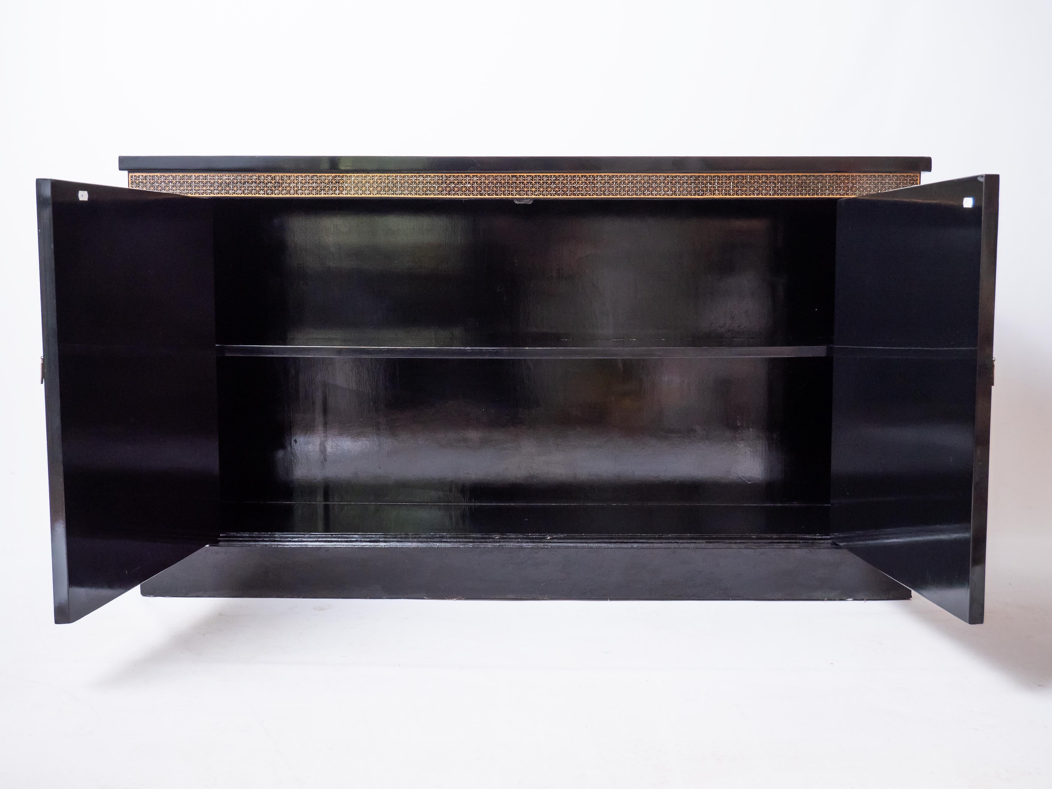 Japanese painted commode shallow 5