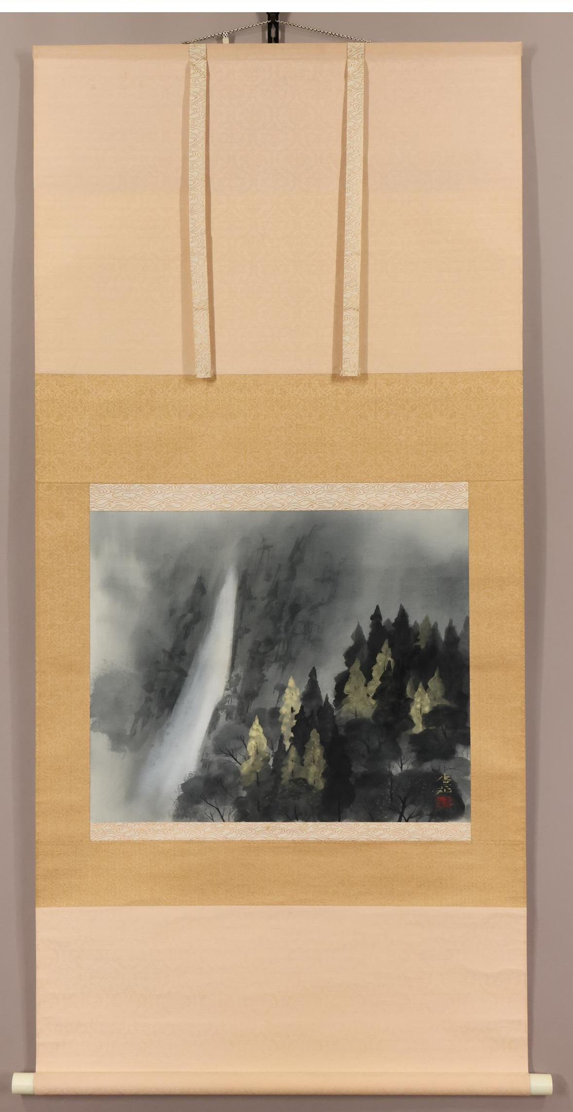 [Obra auténtica] ◆ Norikuni Kawamura ◆ Junsei en tinta ◆ Caja doble ◆ Pintado a mano ◆ Seda  ◆ Pergamino colgante 

Kenho Kawamura
[Valor de tasación del directorio del artista 950.000 yenes].
Pintura japonesa
1914 (Taisho 3) ~ 2001 (Heisei