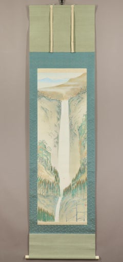 Japanese Painting Taisho / Showa Period Scroll by Tadashi Mamiya  Landscape