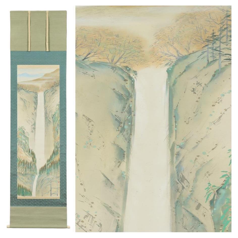 Japanese Painting Taisho / Showa Period Scroll by Tadashi Mamiya  Landscape For Sale