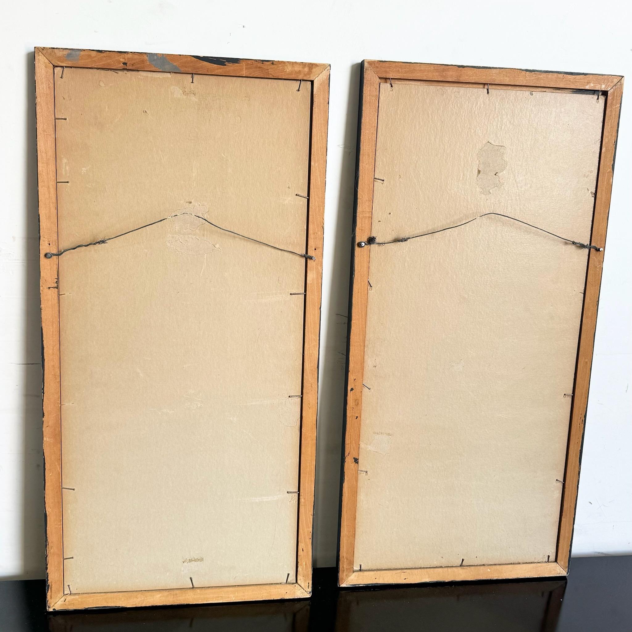 Japanese Paintings on Silk of Samurai‚Äôs on Horseback - a Pair For Sale 4