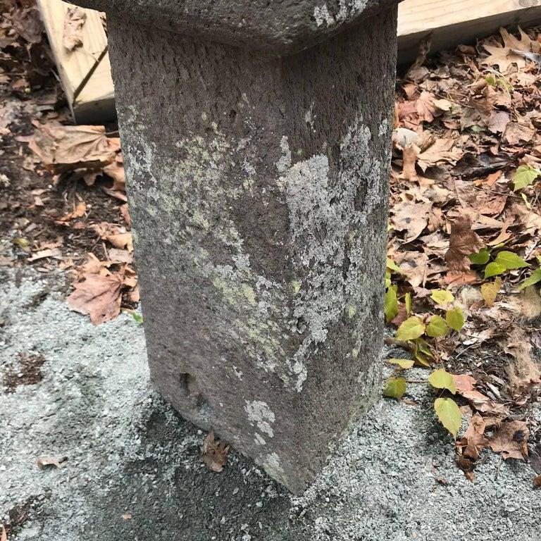 Japanese Pair Antique Stone Lanterns 7