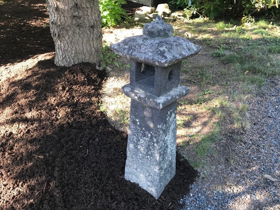 Japanese Pair (2) of Antique Stone 'Pathway Lanterns', 19th Century 9