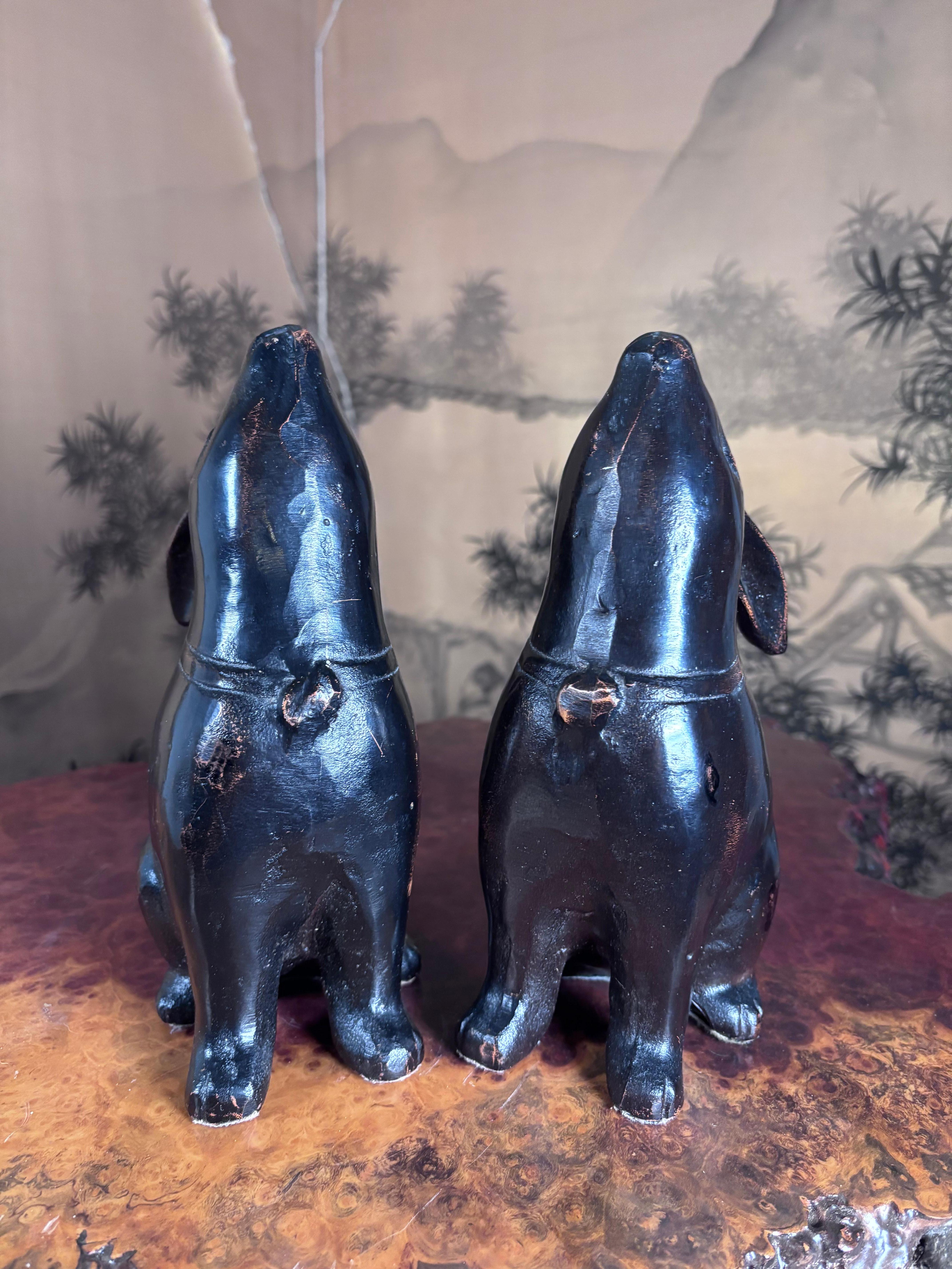 Japanese  Pair Nieman Marcus Labeled Bronze 