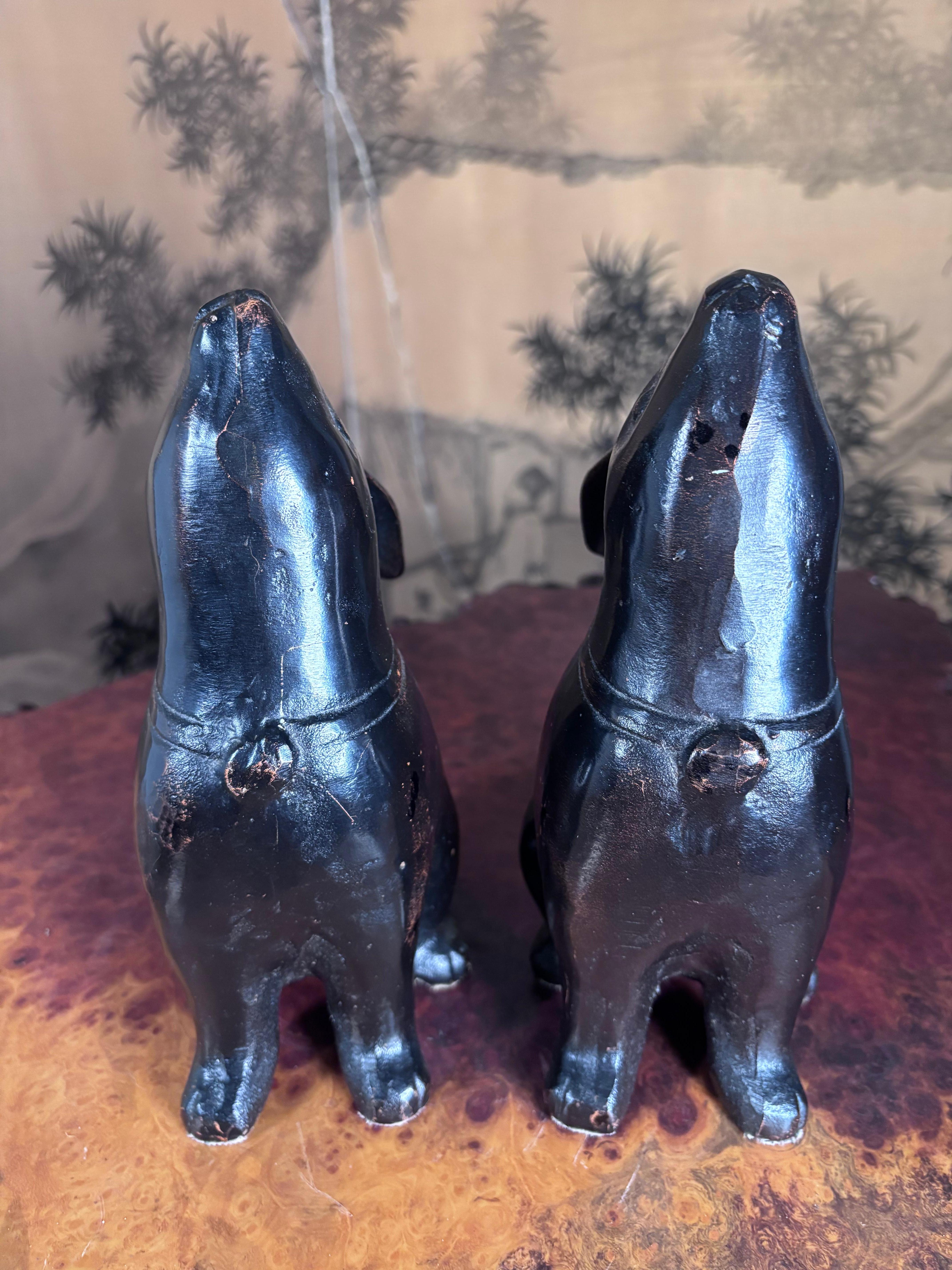 Japanese  Pair Nieman Marcus Labeled Bronze 