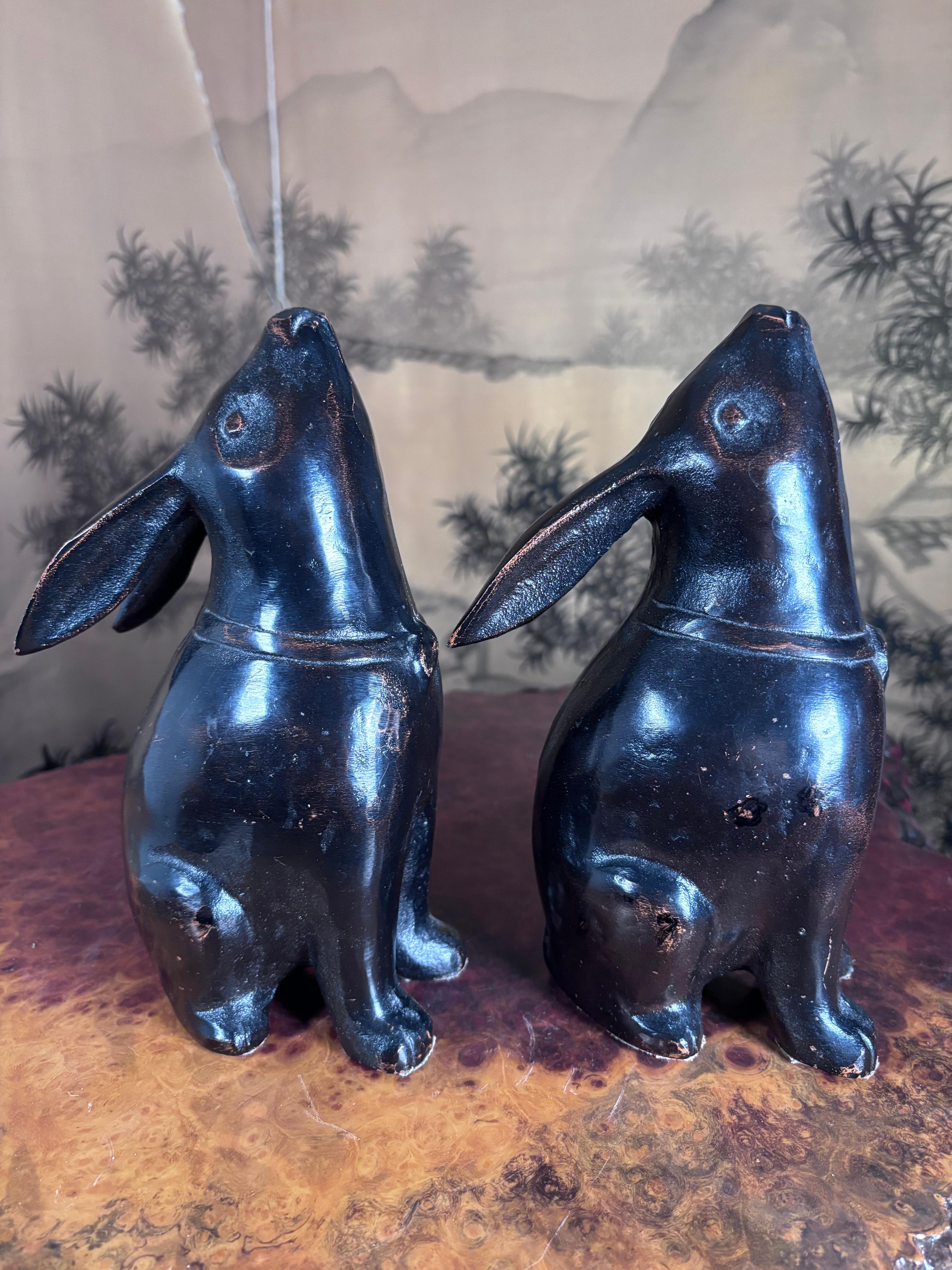 Japanese  Pair Nieman Marcus Labeled Bronze 