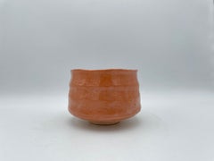 Japanese Porcelain Bowl for Tea Ceremony Raku ware 1980s Showa