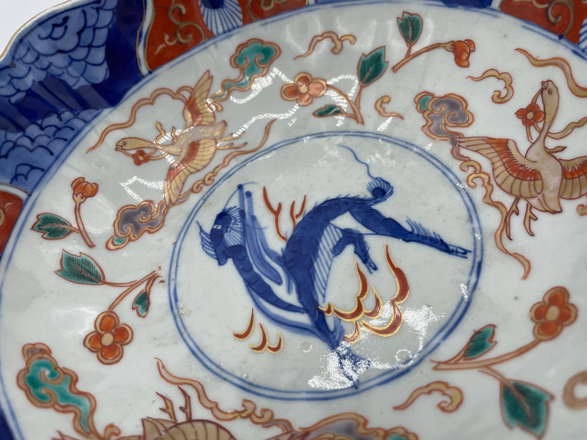 Bol en porcelaine japonaise Imari Ware de l'époque Meiji des années 1900 en vente 2