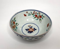 Japanese porcelain bowl, with ‘clove’ mark, Kakiemon kilns, c. 1700.