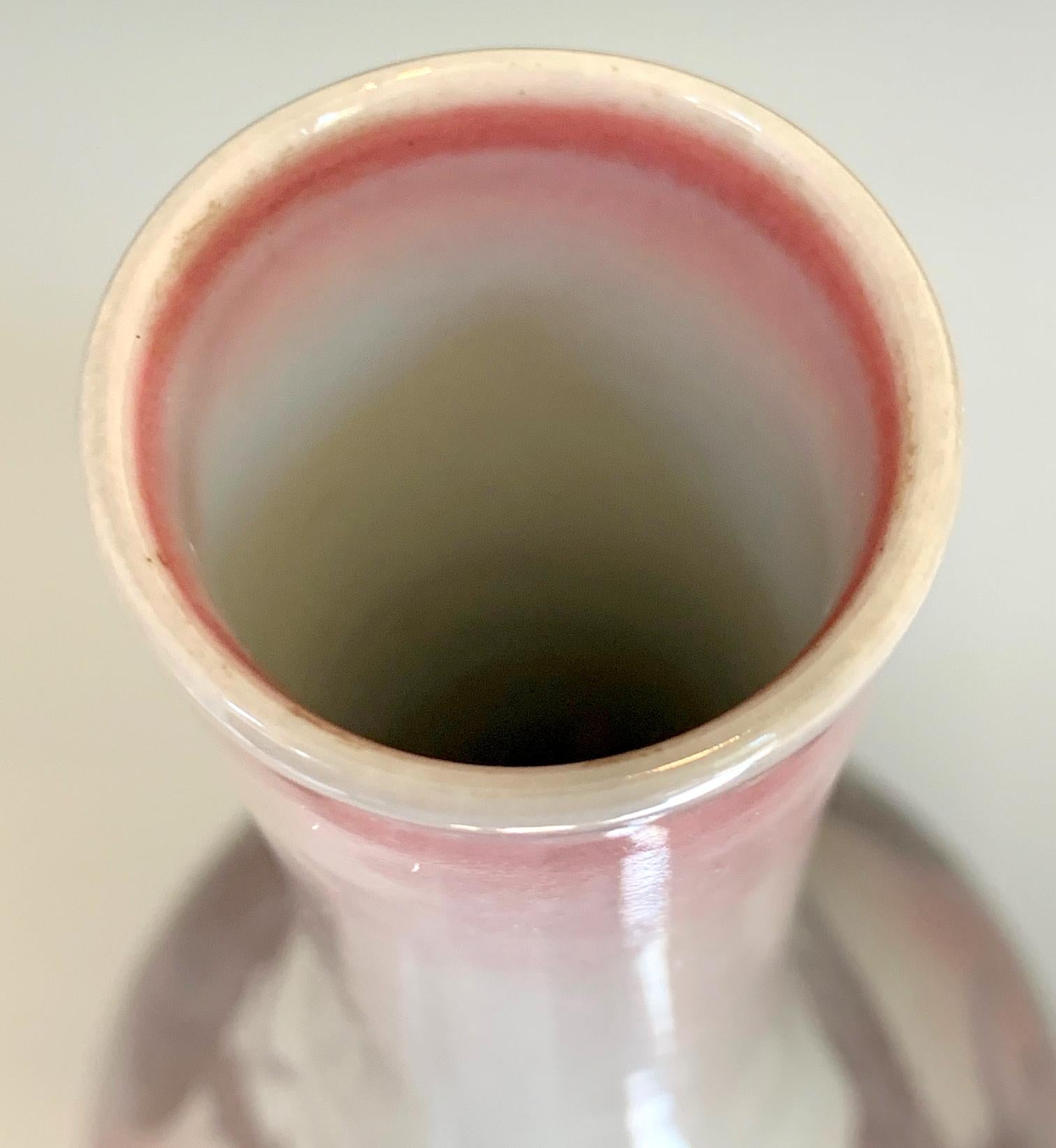 Japanese Porcelain Dragon Glazed Vase Mazuku Kozan For Sale 6