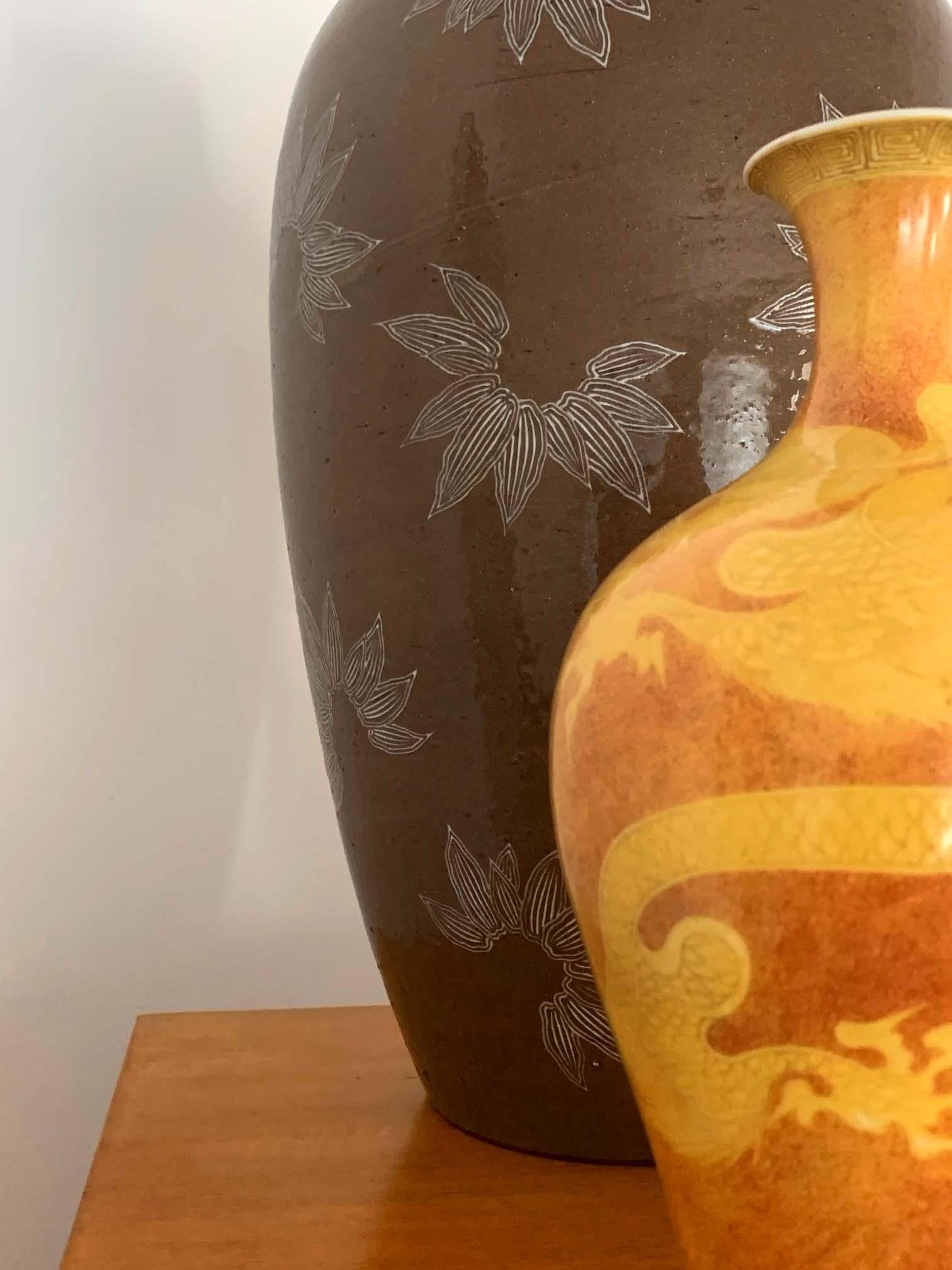 Japanese Porcelain Dragon Vase by Makuzu Kozan Meiji Period 9
