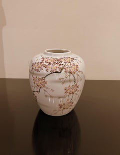 Japanese Porcelain Floral Vase