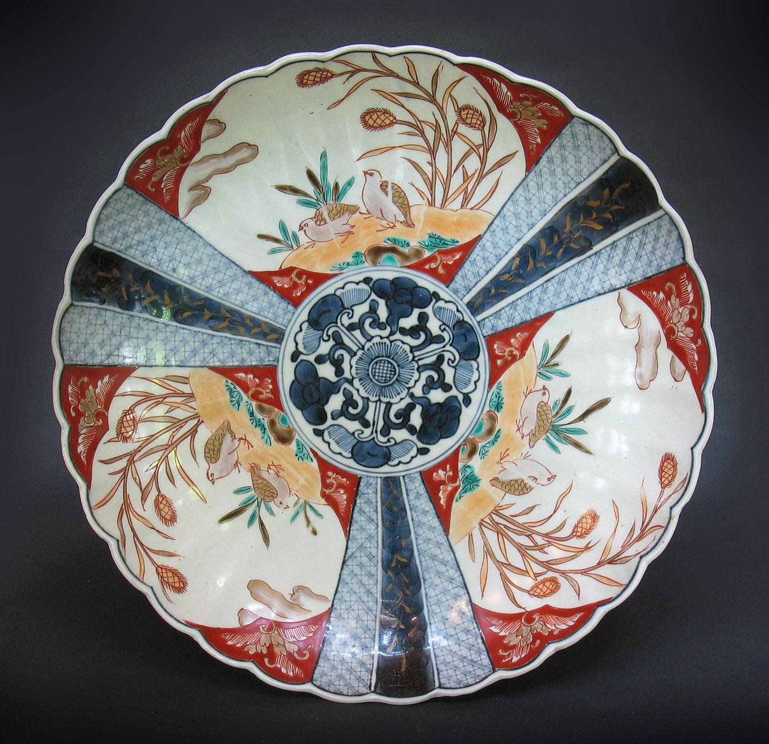 Japanese Porcelain Imari Charger 19th Century 3
