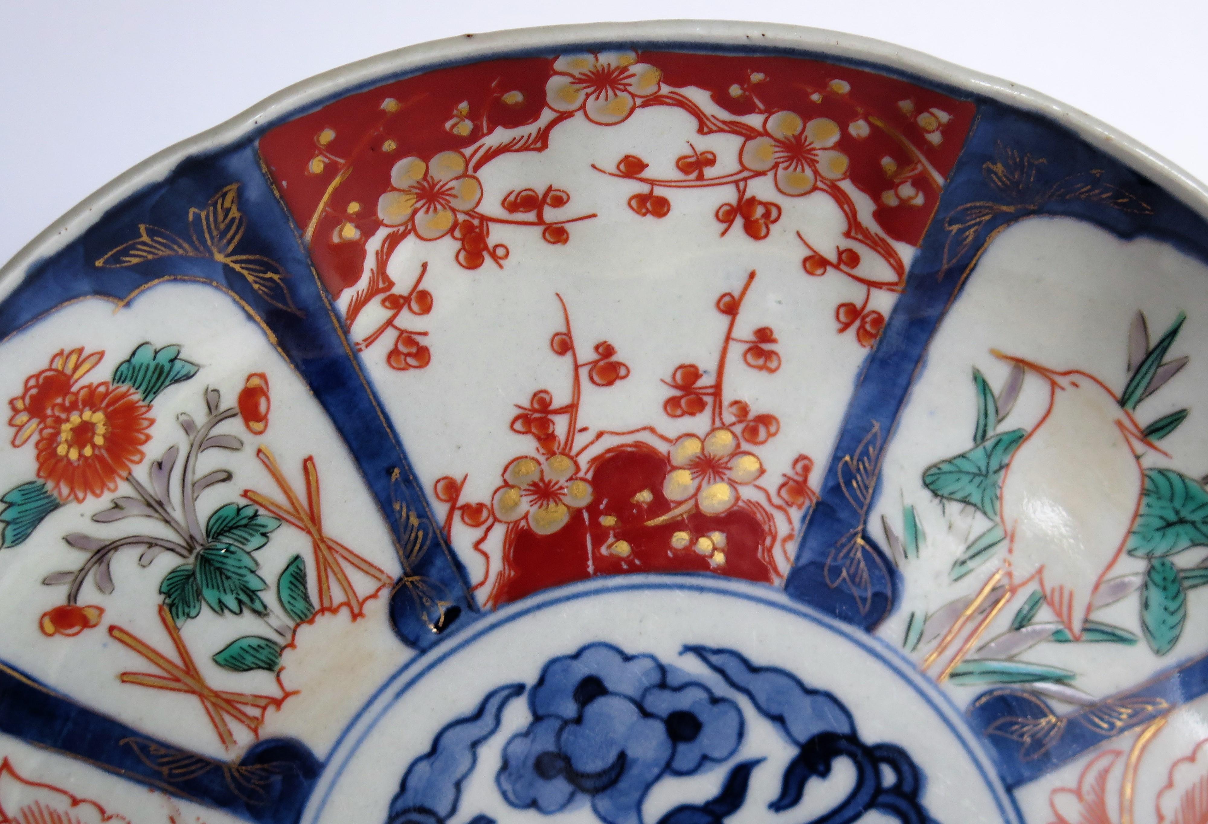 Japanese Porcelain Large Plate or Hand Painted Imari, 19th Century Meiji Period  12