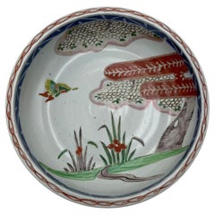 Japanischer japanischer Porzellanteller aus Imari-Ware der Meiji-Ära 1900er Jahre