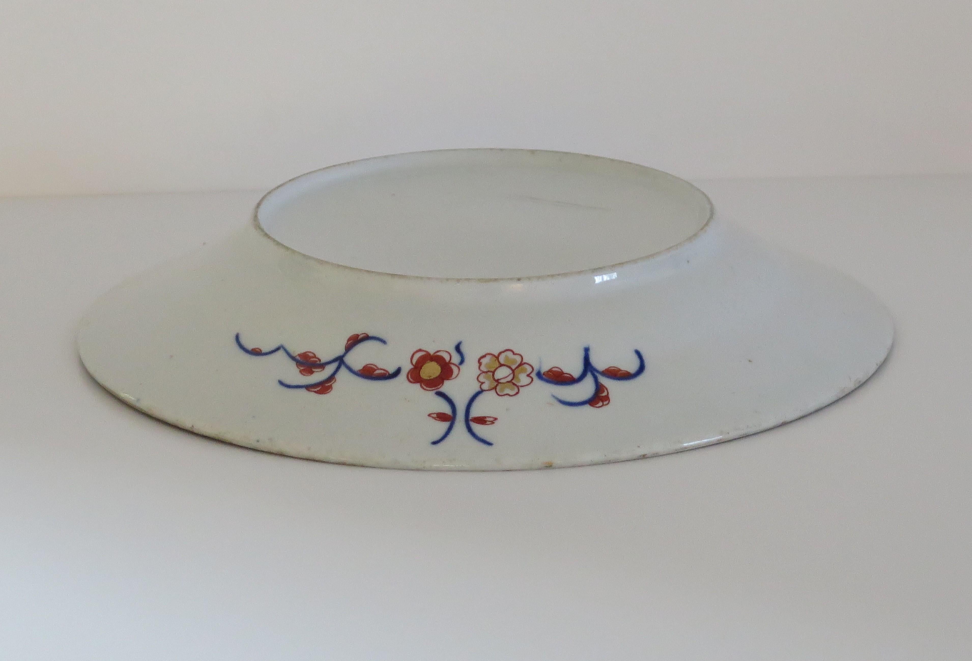 Japanese Porcelain Plate or Dish Hand Painted, Edo Period, circa 1840 For Sale 1