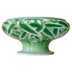 Japanese Porcelain Stem Bowl by Makuzu Kozan Meiji Period