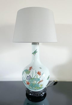 Japanese Porcelain Table Lamp
