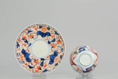Japanese Porcelain Tea Cup & Beaker Saucer Imari Edo Period, 18C