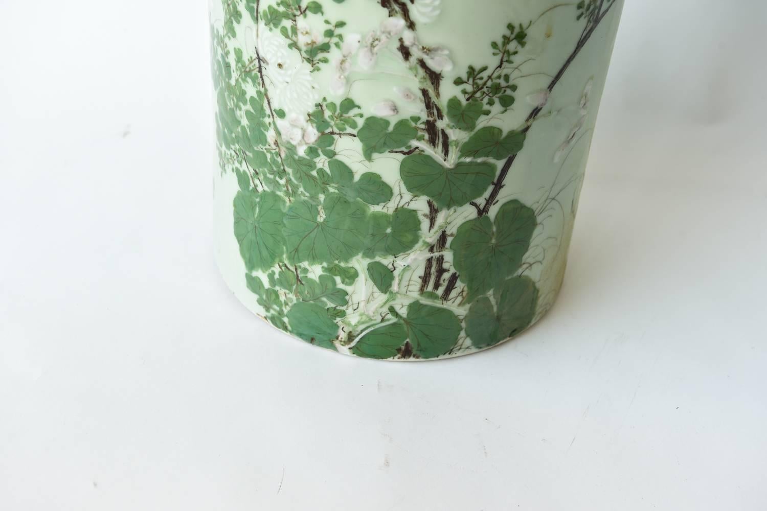 Porcelaine Porte-parapluies japonais en porcelaine