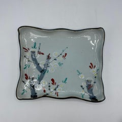 Japanese Porcelaine Arita-yaki Plate Zuihou-gama Rectangular 2000s