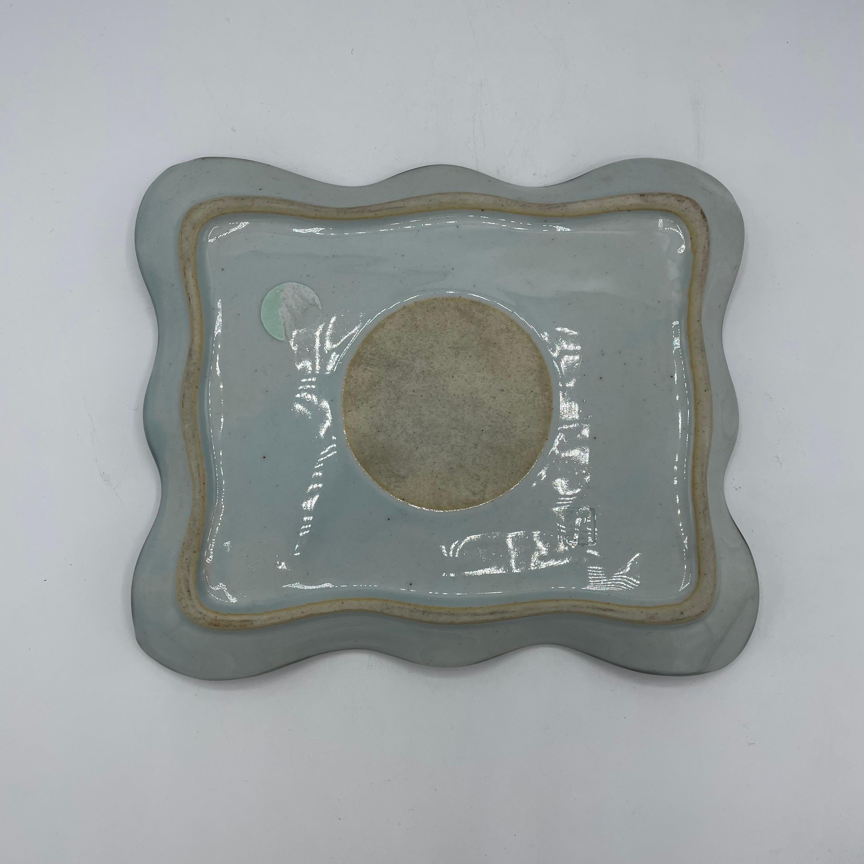 Plato Arita-yaki de Porcelana Japonesa Zuihou-gama Rectangular Años 2000 en Bueno estado para la venta en Paris, FR