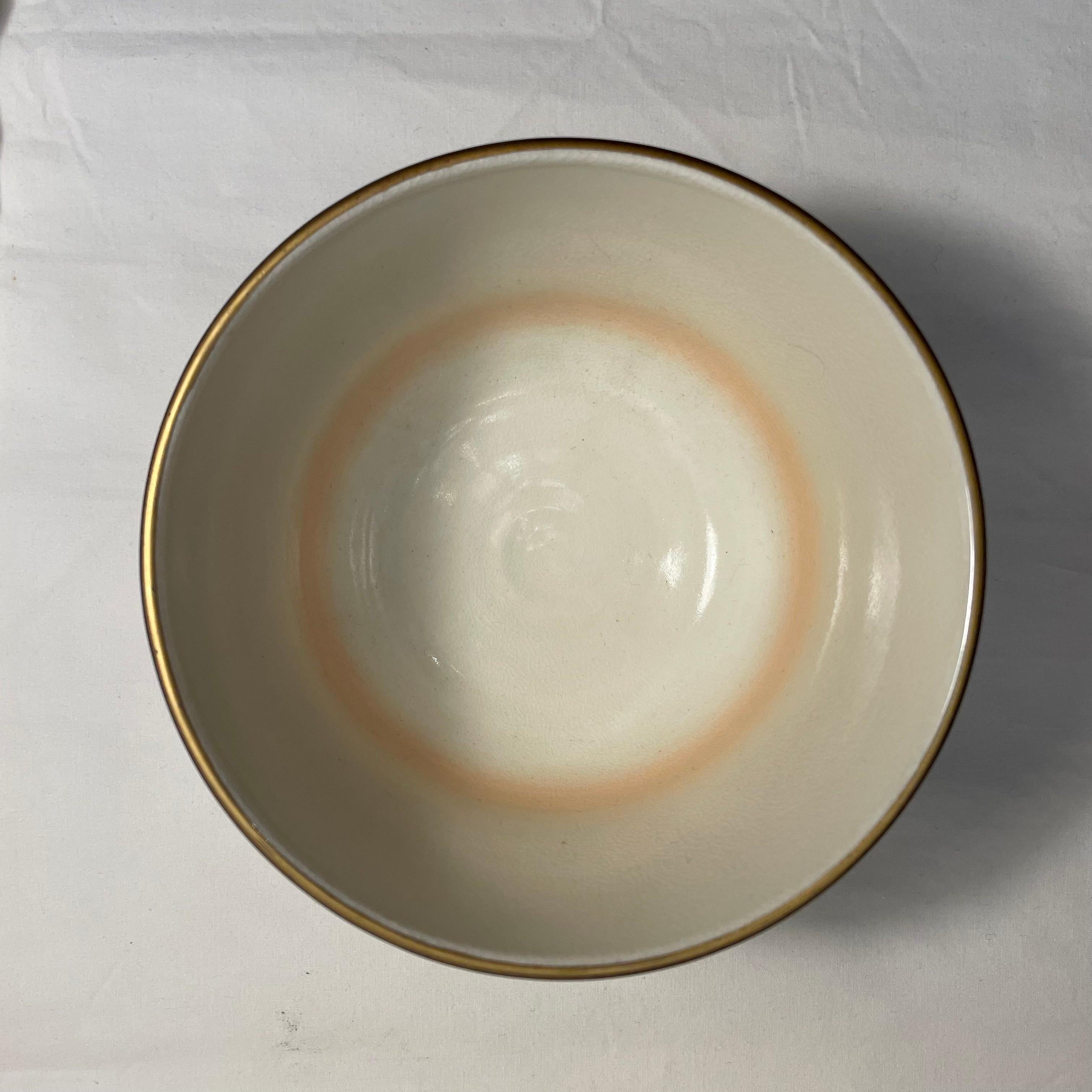 Cuenco japonés de porcelana Matcha para la Ceremonia del Té Años 80 Matsuoka Kato Kyo Ware en Bueno estado para la venta en Paris, FR