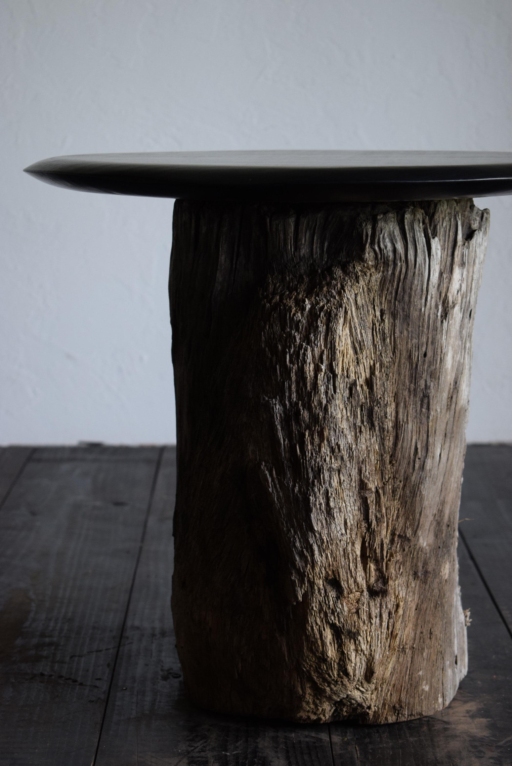 Japanese primitive coffee table / wabi-sabi side table / Flower stand / stool 4
