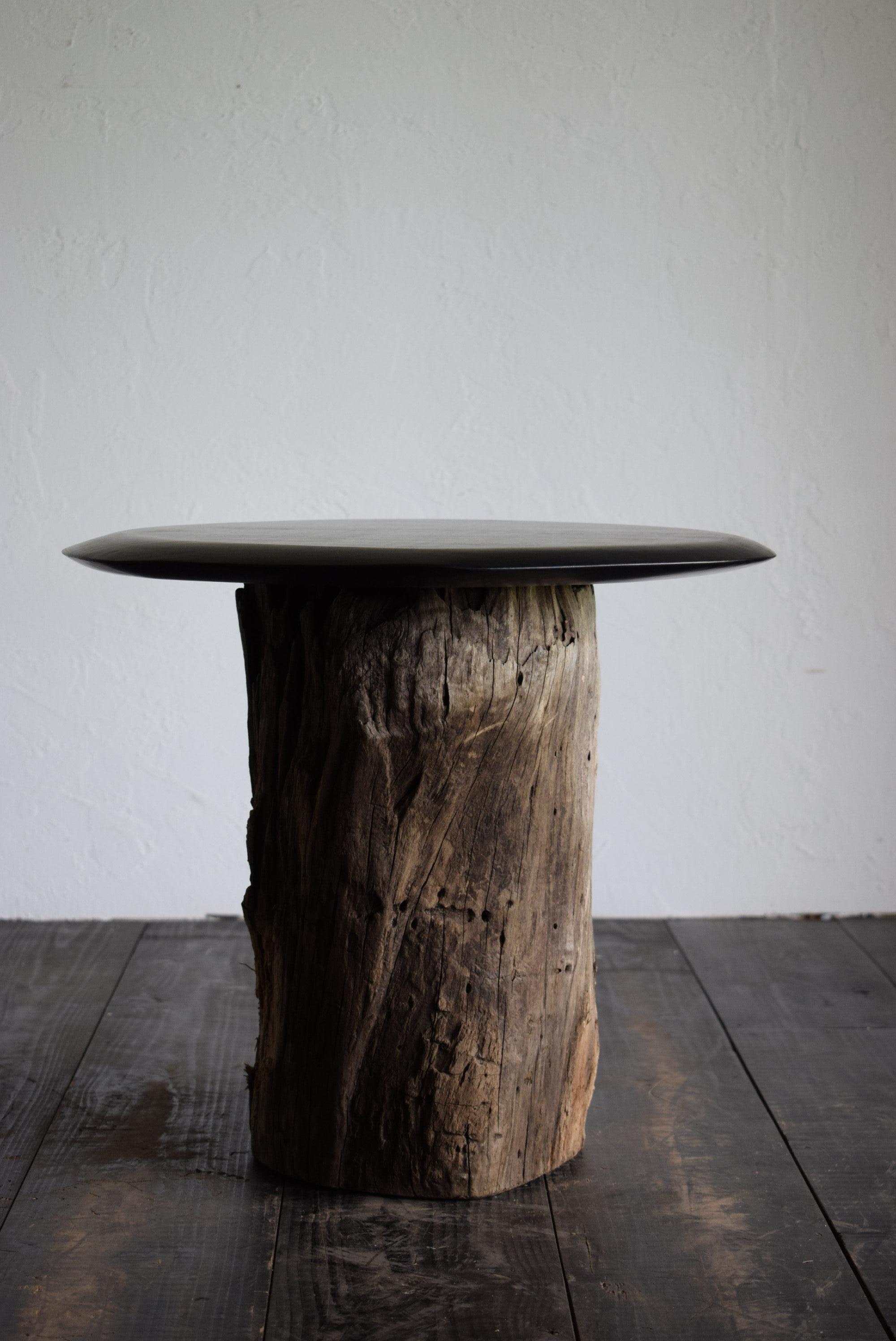 Japanese primitive coffee table / wabi-sabi side table / Flower stand / stool 1