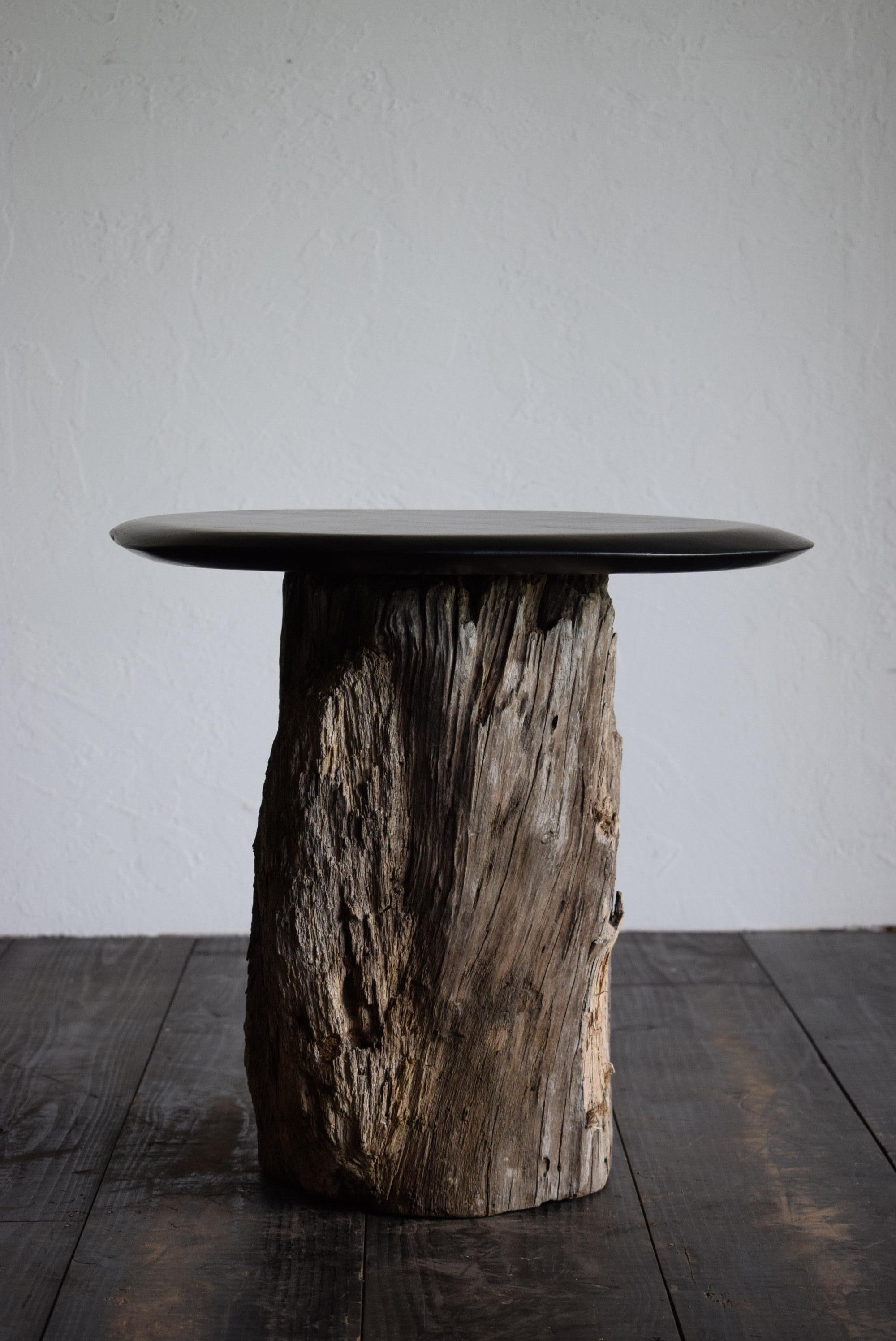 Japanese primitive coffee table / wabi-sabi side table / Flower stand / stool 2