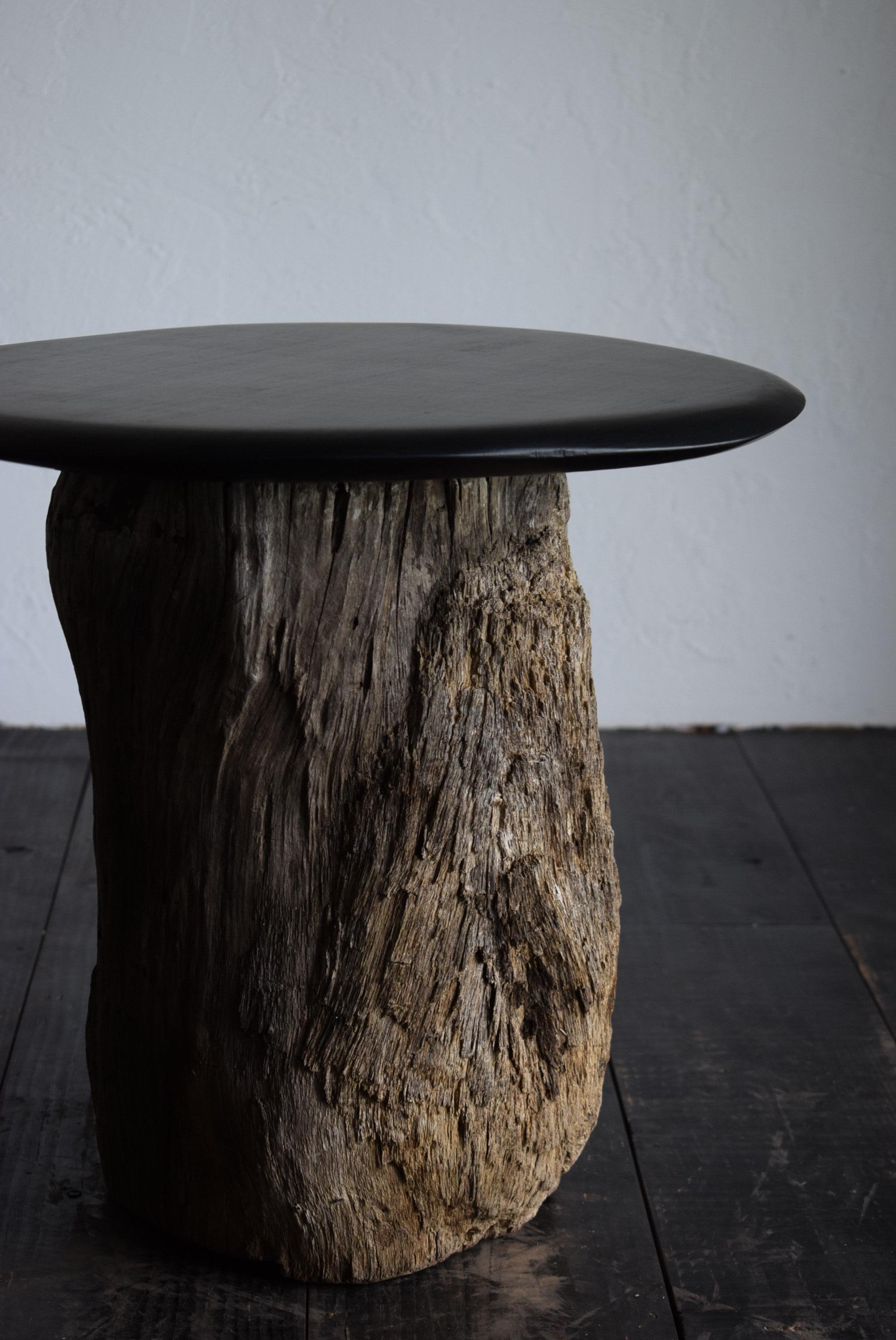 Japanese primitive coffee table / wabi-sabi side table / Flower stand / stool 3