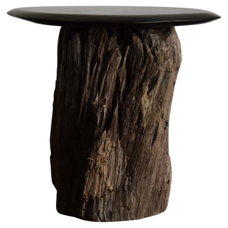 Japanese primitive low table / wabi-sabi table / Flower stand / For ...