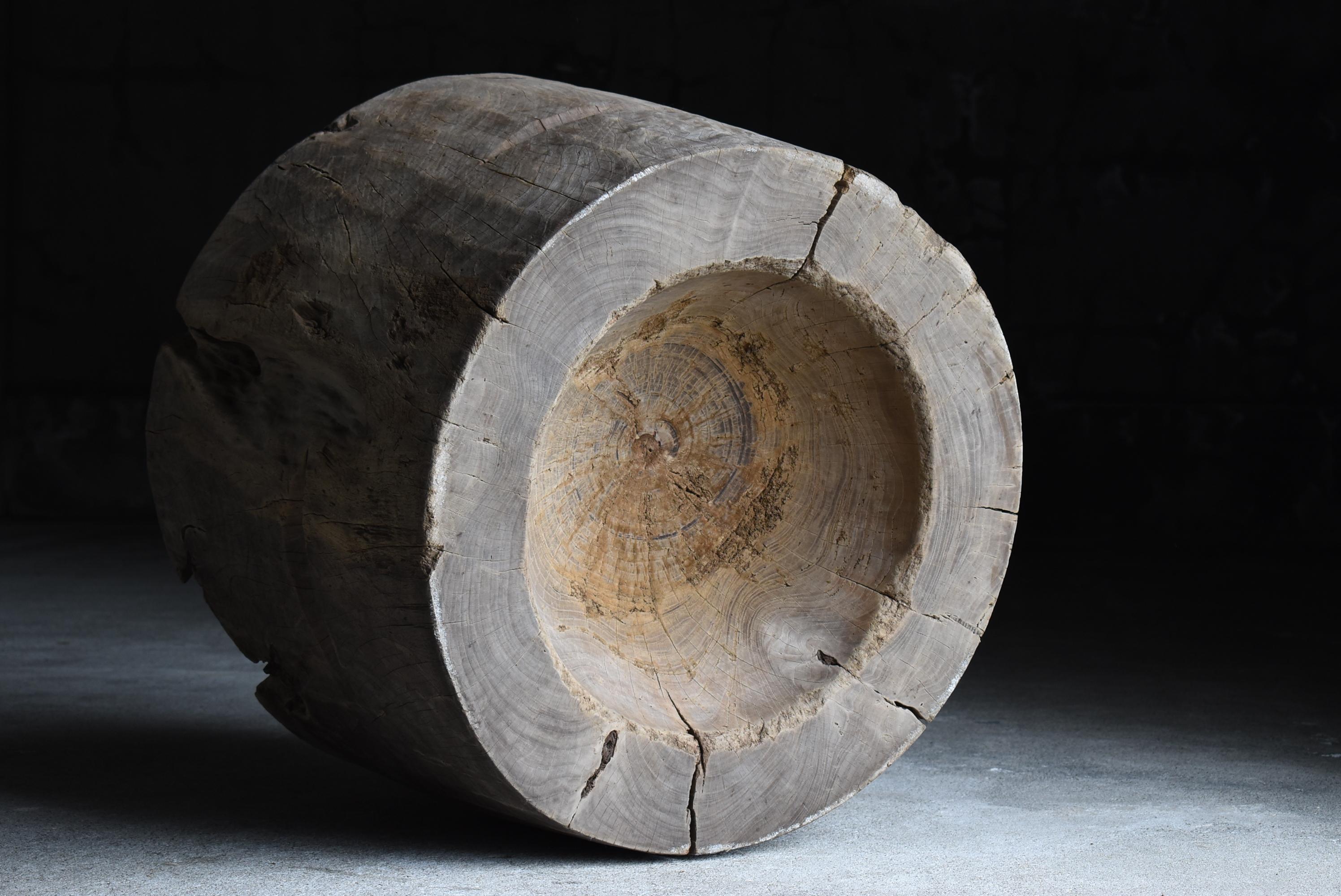 Japanese Antique Primitive Large Coffee Table 1860s-1900s / Side Table Wabisabi For Sale 8
