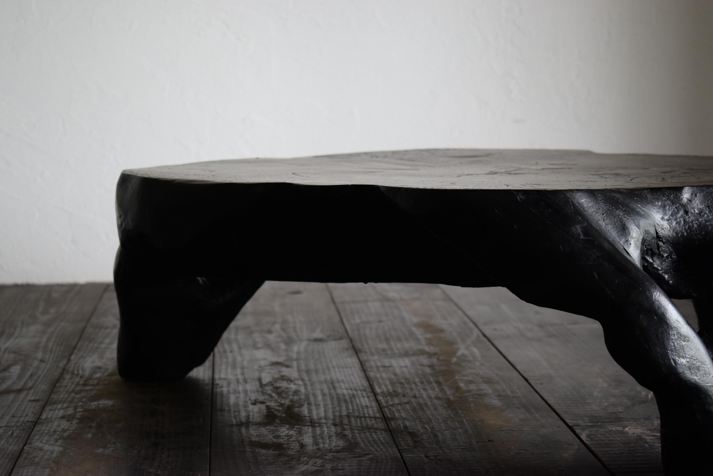 Japanese primitive low table / wabi-sabi  table / Flower stand /  For Sale 4