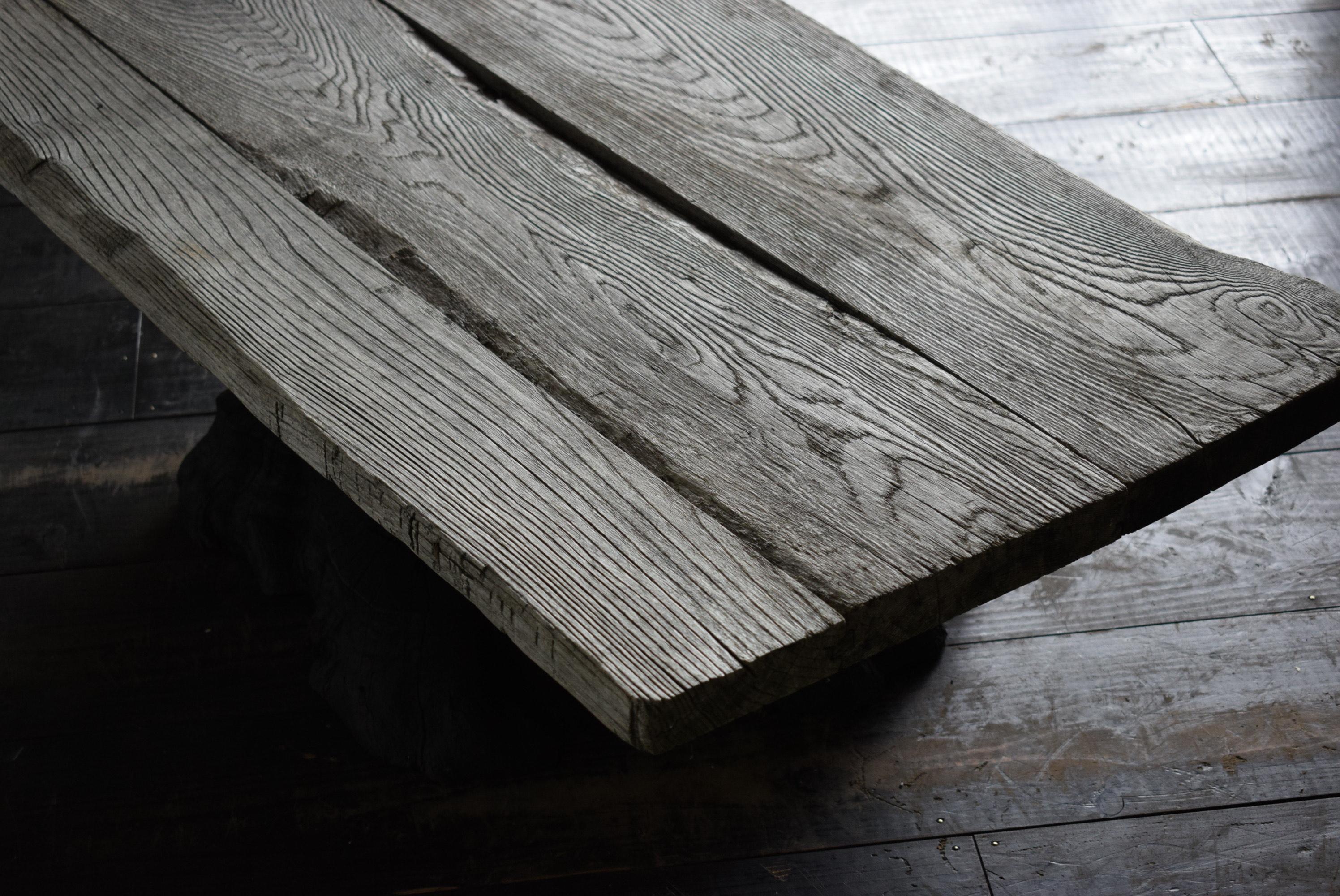Japanese primitive low table / wabi-sabi  table / Flower stand / Japanese tea ta 10