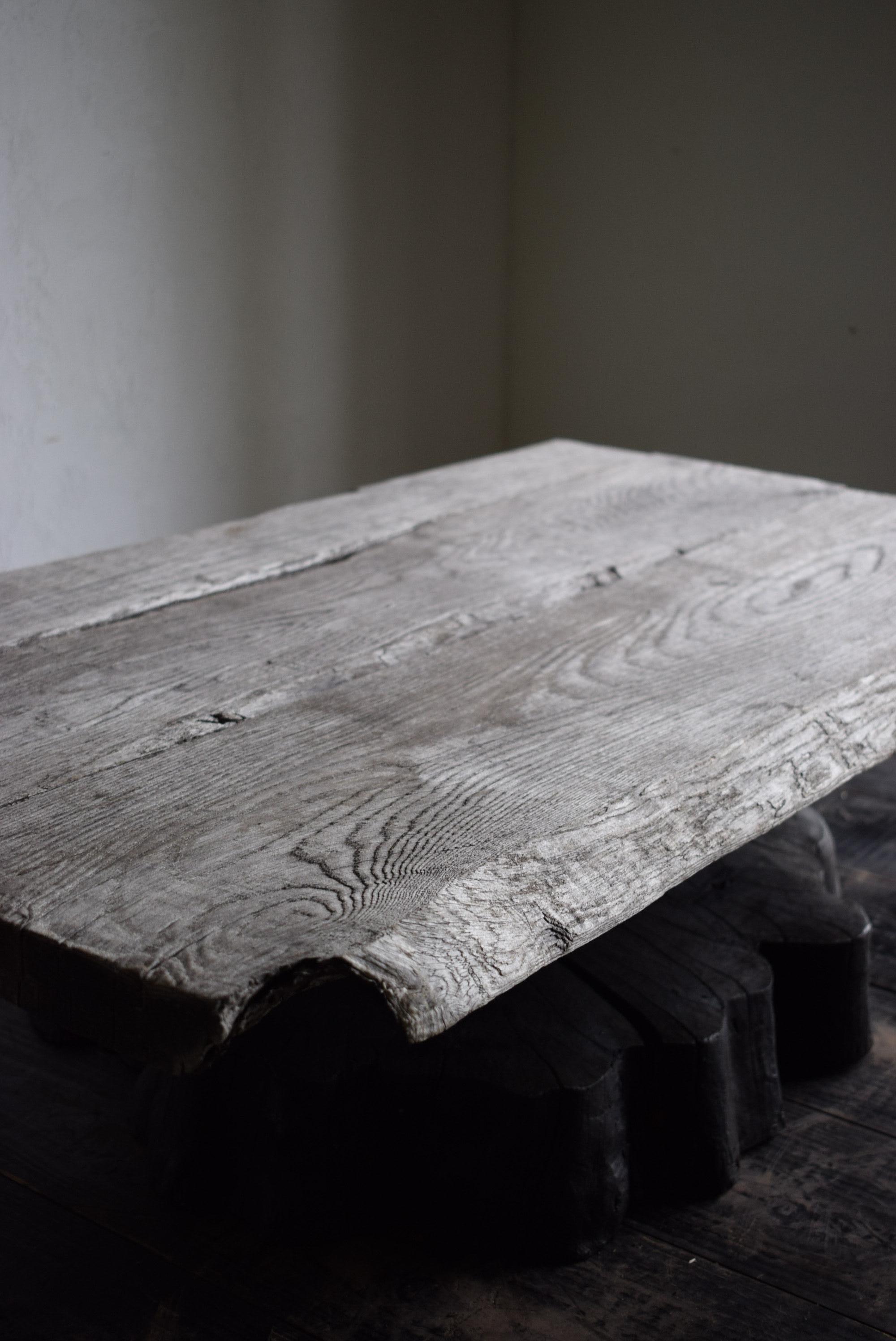 Japanese primitive low table / wabi-sabi  table / Flower stand / Japanese tea ta 12