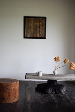 Table basse primitive japonaise / wabi-sabi  Table / Porte-fleurs / Thé japonais
