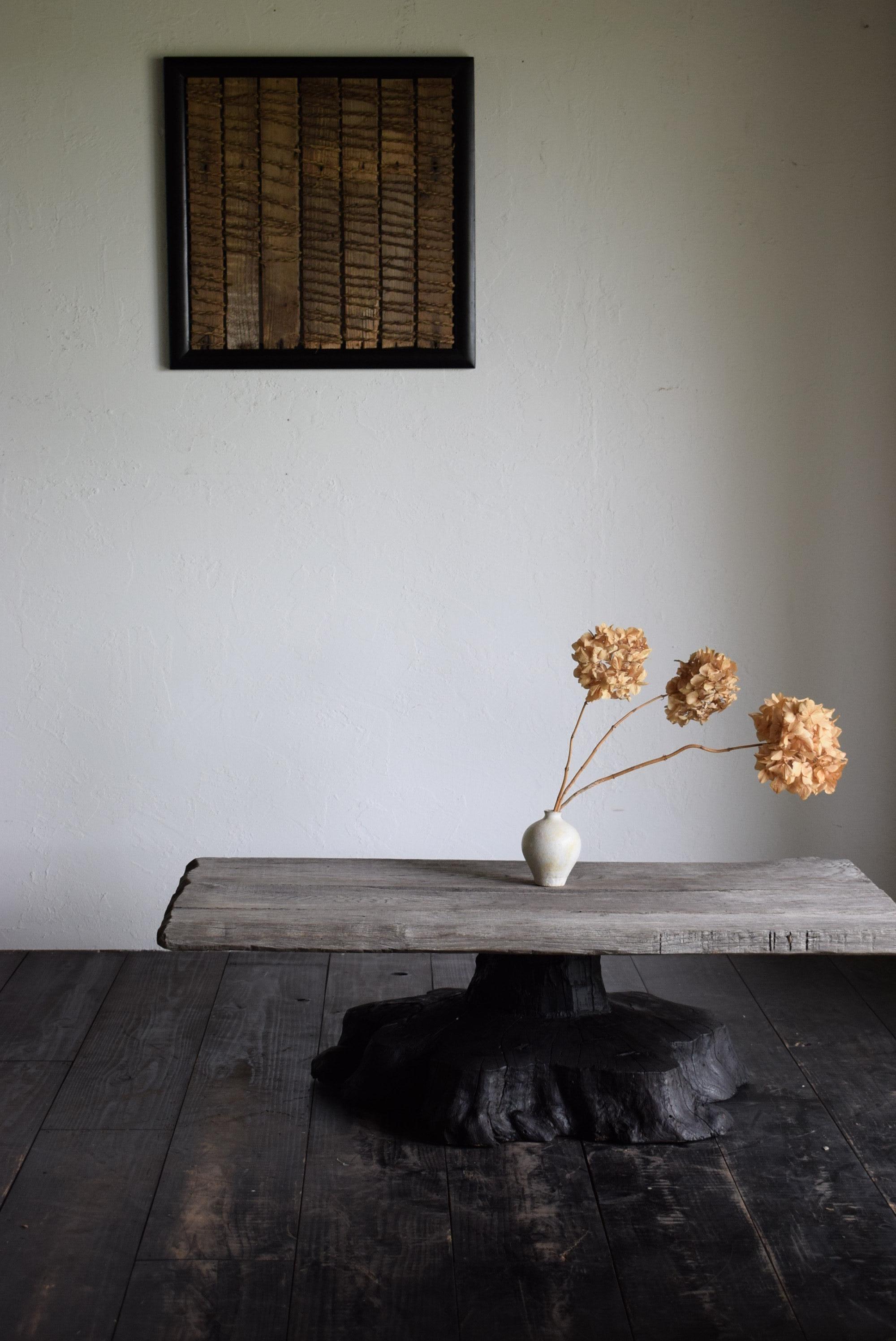 Japanese primitive low table / wabi-sabi  table / Flower stand / Japanese tea ta In Good Condition In Sammu-shi, Chiba