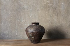 Japanese Primitive Stoneware Jar  / Edo period, circa 17th–18th century