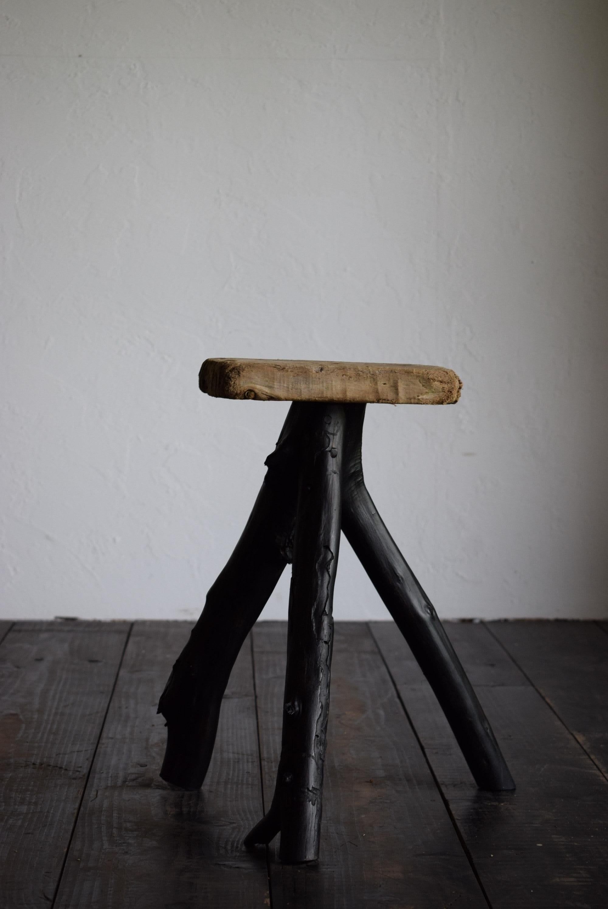Japanese primitive stool / wabi-sabi stool / Flower stand 5